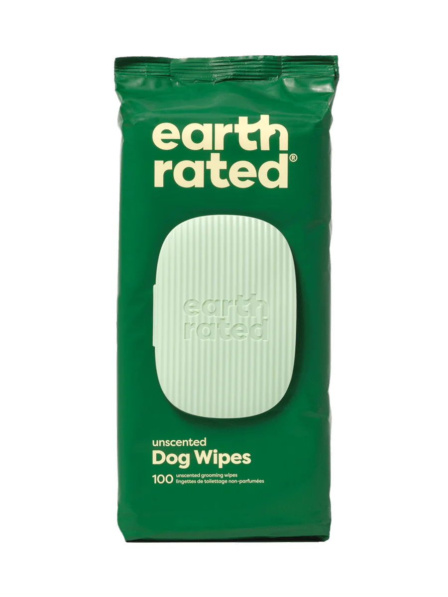 Earth Rated Plant-Based Grooming Wipes