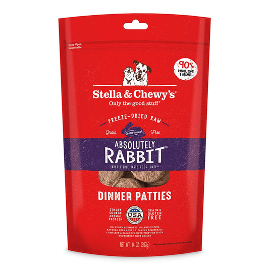 Stella and Chewy's Absolutely Rabbit Freeze-Dried Raw Dinner Patties