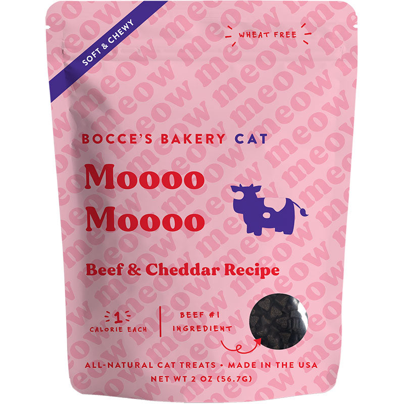 Bocce Moooo Moooo Soft & Chewy Treats for cats