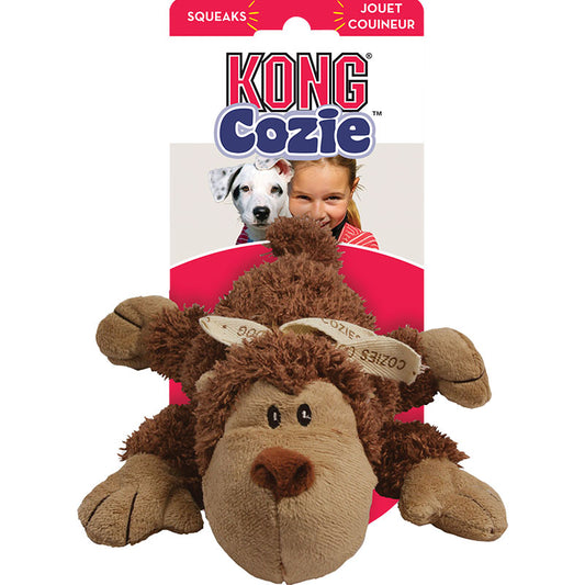 KONG Cozie™ Funky Monkey Squeaker Dog Toy