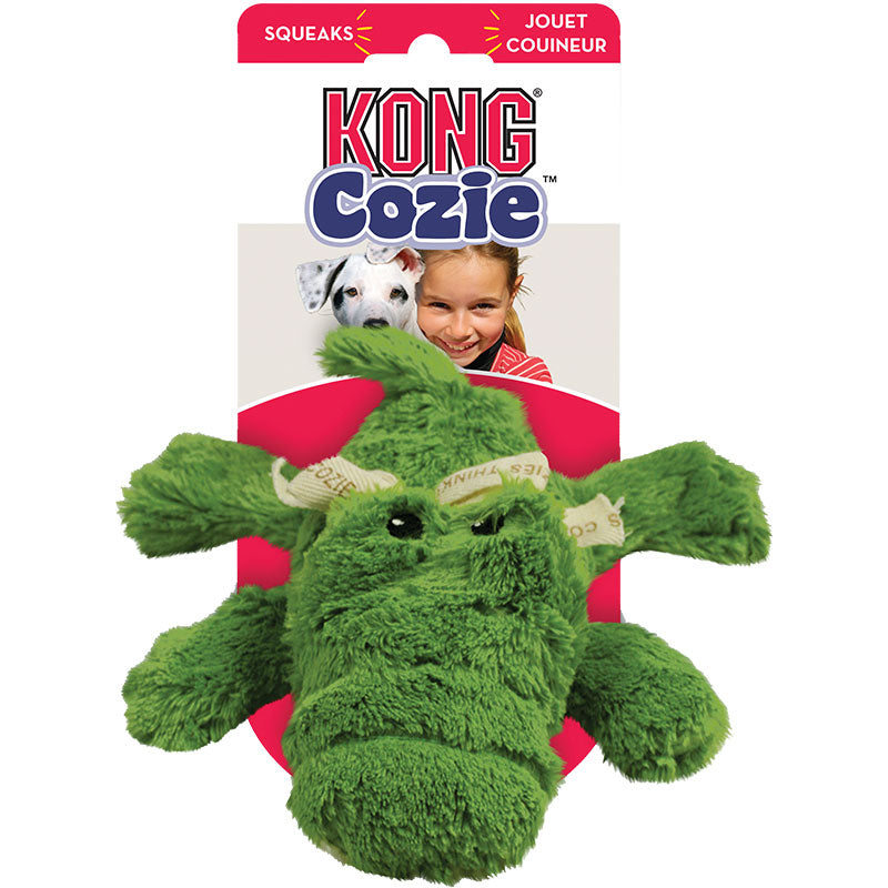 KONG Cozie™ Ali Alligator Squeaker Dog Toy