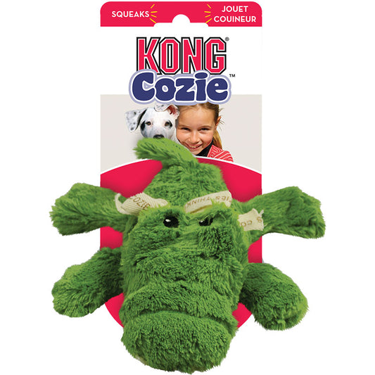 KONG Cozie™ Ali Alligator Squeaker Dog Toy