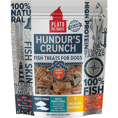 Hundur’s Crunch Jerky Minis Fish Dog Treats