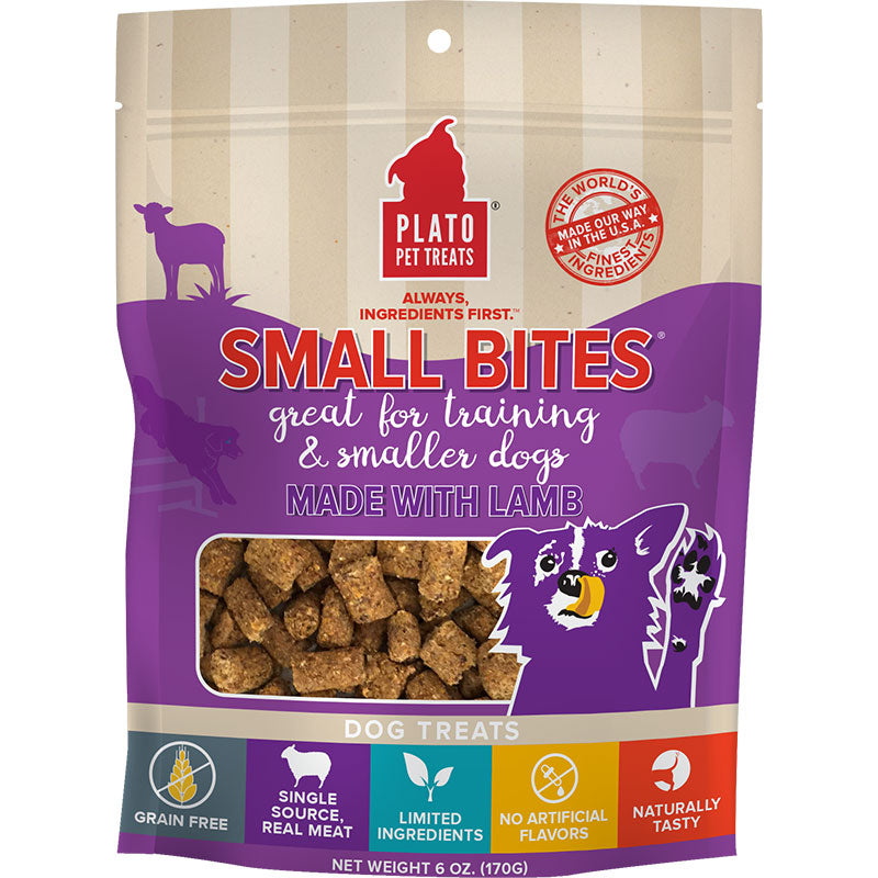 Plato Small Bites Lamb Dog Treats