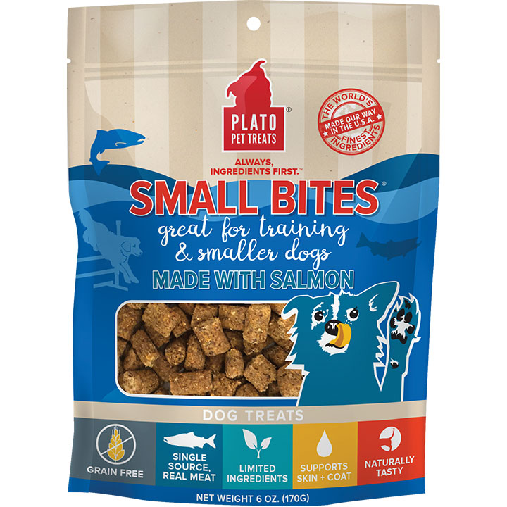 Plato Small Bites Salmon Dog Treats