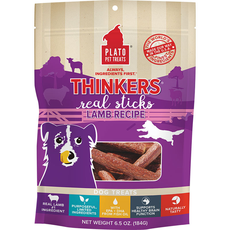 Plato Thinkers Lamb Dog Treats