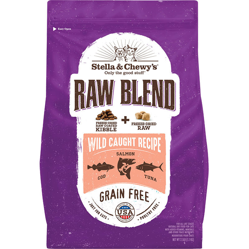 Stella and Chewy's Raw Blend Kibble Wild Caught Recipe Cat