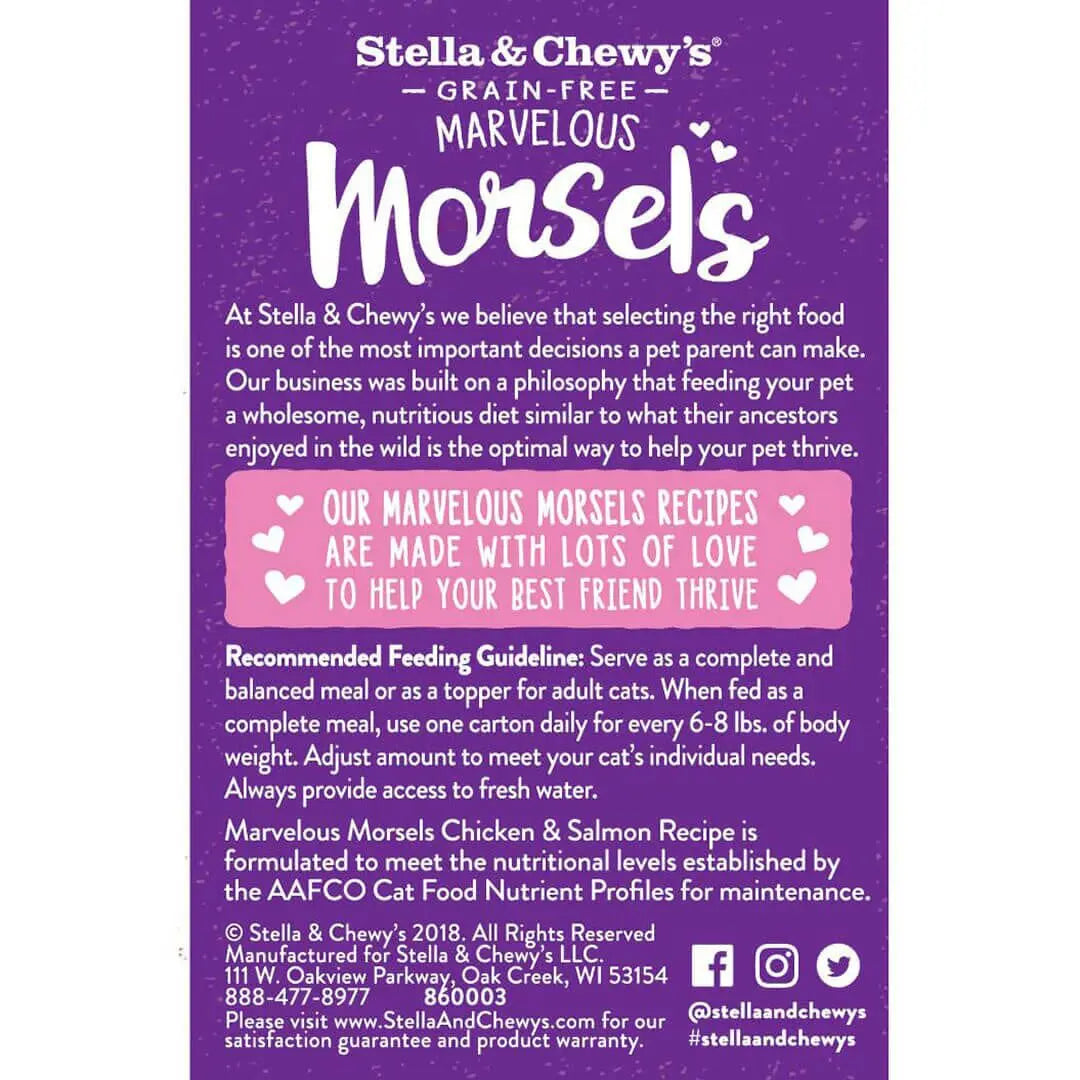 Stella and Chewy's Chicken & Salmon Medley Morsels 5.5oz