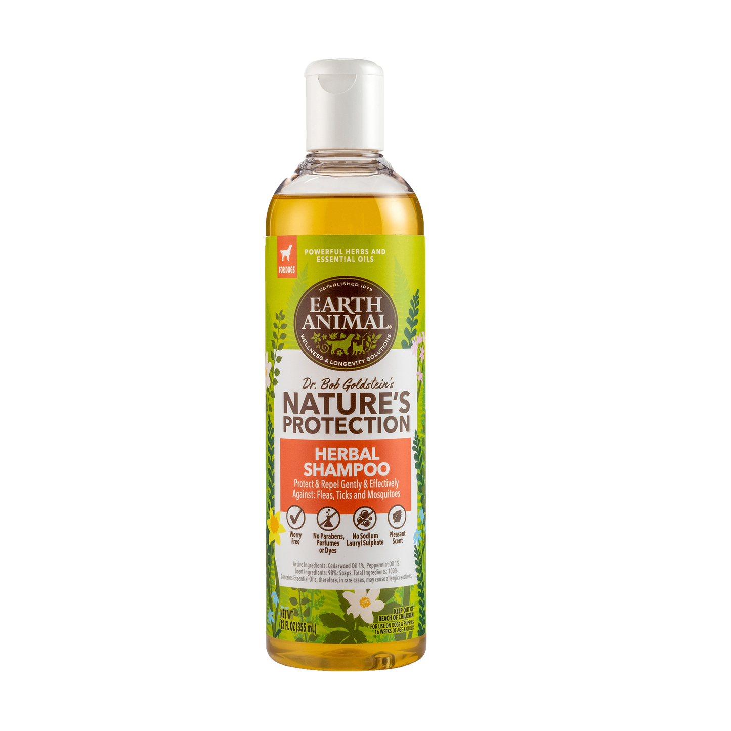 Earth Animal Nature’s Protection™ Flea & Tick Herbal Shampoo