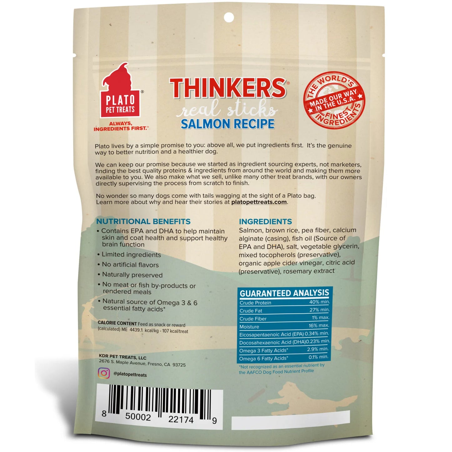 Thinkers Salmon Dog Treats