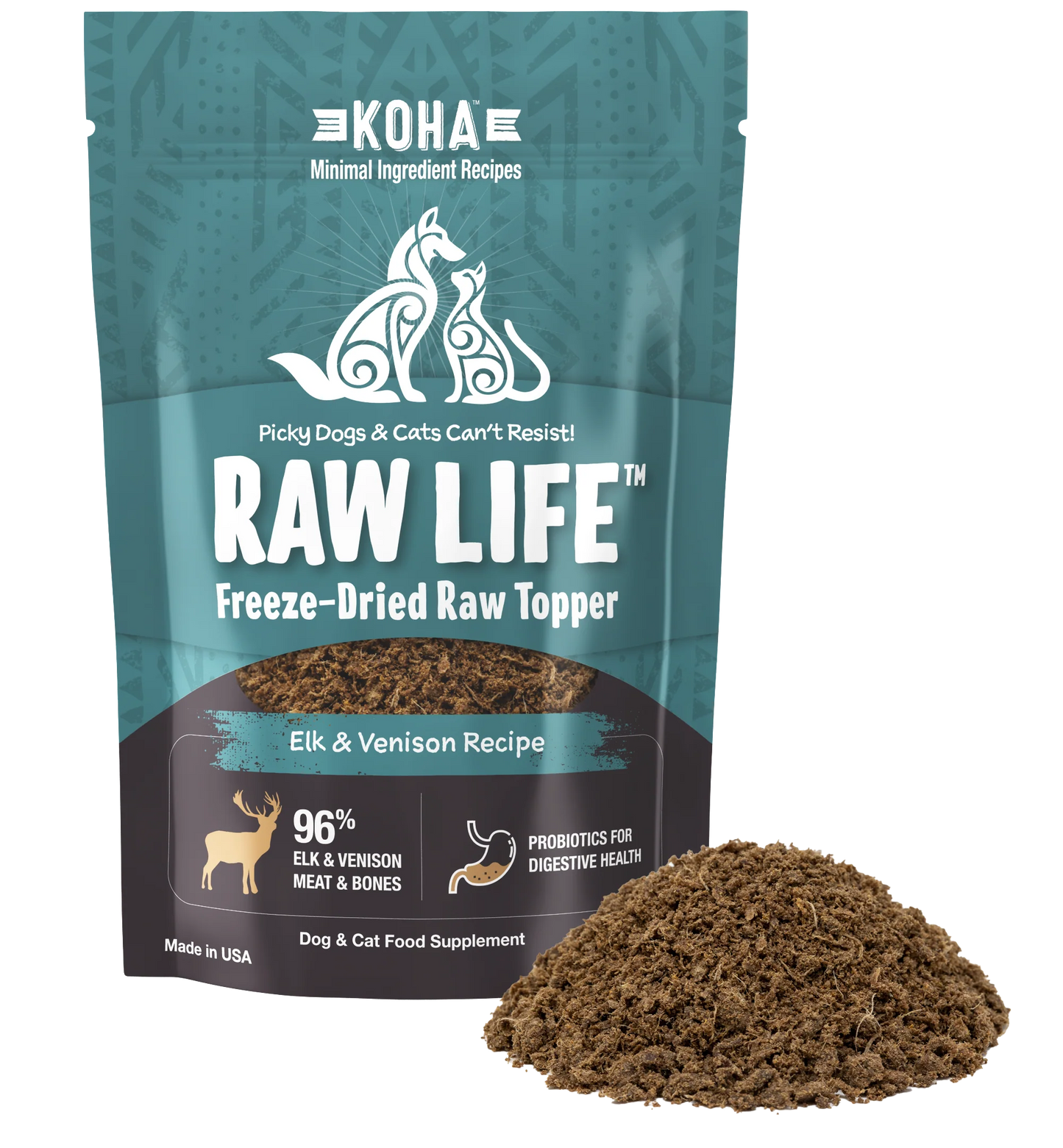 Koha Freeze-Dried Raw Topper Elk