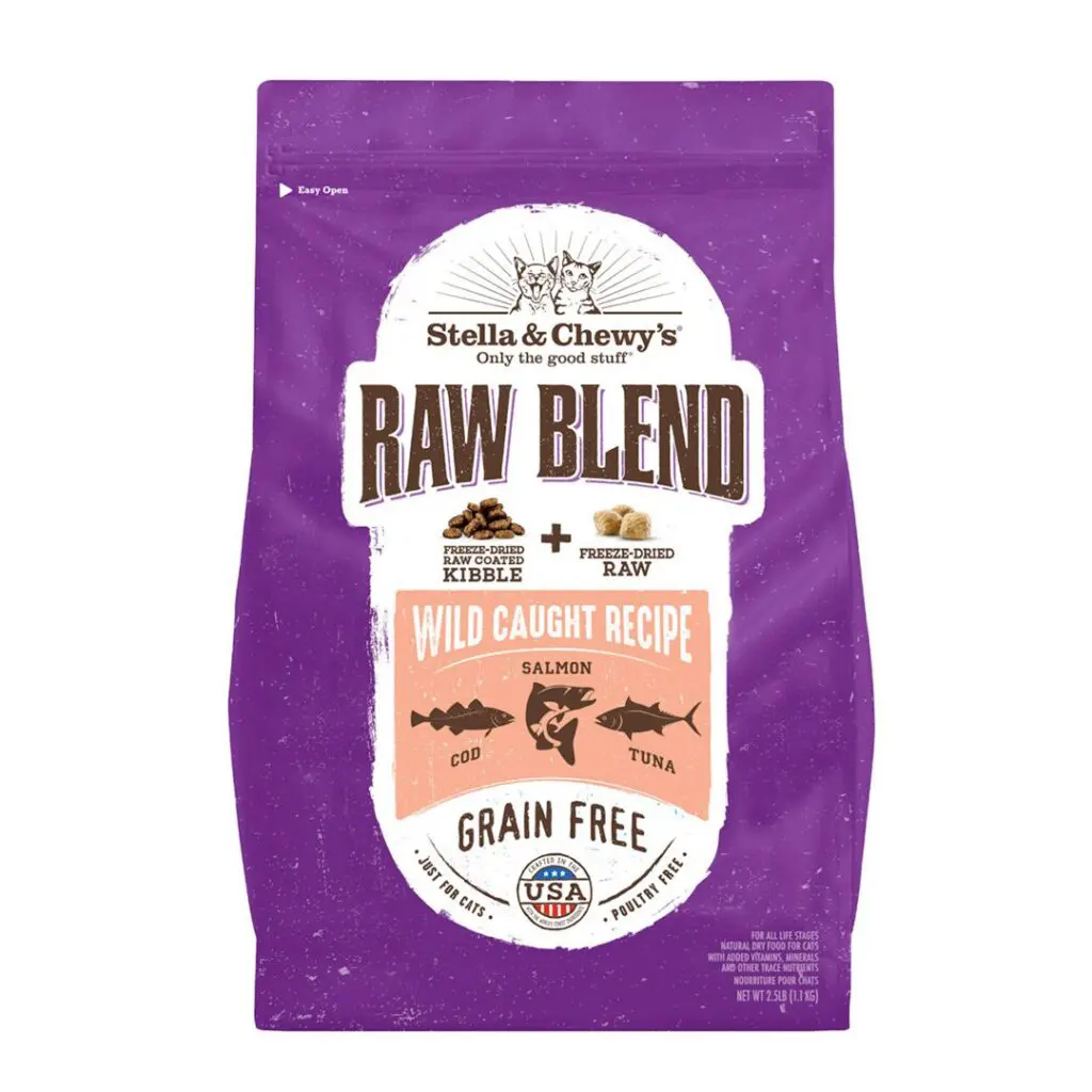 Stella and Chewy's Raw Blend Kibble Wild Caught Recipe Cat