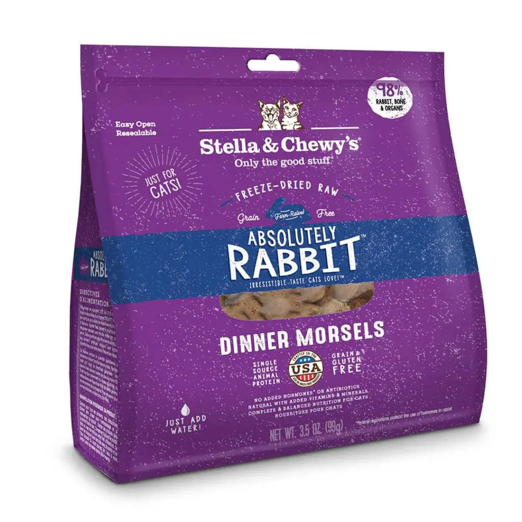 Stella and Chewy’s Absolutely Rabbit Freeze-Dried Raw Dinner Morsels