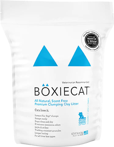 Boxie Cat Scent-free Premium Clumping Clay Cat Litter