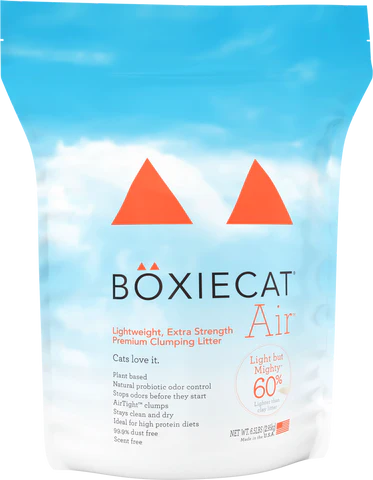 Boxiecat Air™ Lightweight, Extra Strength, Premium Clumping Litter